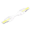Złącze do taśmy LED hermetycznej - MCWP - MONO 10mm - COB/SMD - dwustronne z przewodem