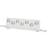 Moduł LED 14 diod Seoul Semiconductor - Dwustronny - IP67 24V 6W - Biała Zimna - Soczewka 