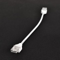 Złącze do taśmy LED hermetycznej - MCWP - MONO 8mm - COB/SMD - dwustronne z przewodem