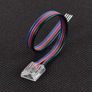 Złącze do taśmy LED - MC - CCT/RGB 10mm - COB - jednostronne z przewodem