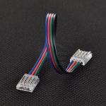 Złącze do taśmy LED - MC - RGB 10mm - SMD - dwustronne z przewodem