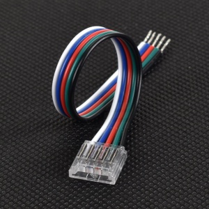 Złącze do taśmy LED - MC - RGBW 12mm - SMD - jednostronne z przewodem