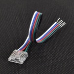 Złącze do taśmy LED - MC - RGBW 12mm - COB - jednostronne z przewodem