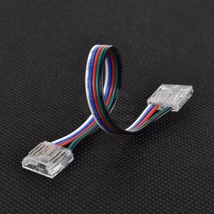 Złącze do taśmy LED - MC - RGBW 12mm - COB - dwustronne z przewodem