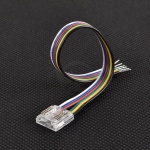 Złącze do taśmy LED - MC - RGB+CCT 12mm - COB - jednostronne z przewodem