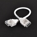 Złącze do taśmy LED hermetycznej - MCWP - MONO 8mm - COB/SMD - dwustronne z przewodem