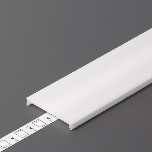 Klosz zatrzaskowy "C9" IRM mleczny do profili aluminiowych LED - 1mb