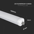 Hermetyczna oprawa liniowa LED 24W (X-Series) 120cm - VT-1524