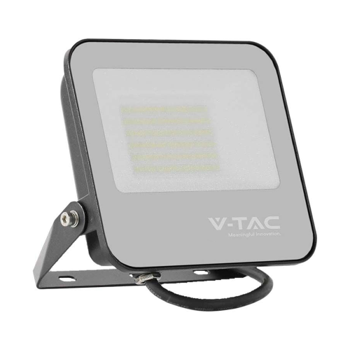 Naświetlacz LED 50W 185lm/W czarny - VT-4456