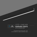 Oprawa liniowa LED 40W Linear czarna - VT-7-40-B