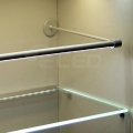 Profil aluminiowy LED MIKRO10 z mocowaniem - anodowany (do szyb 6mm) - przykład zastosowania
