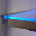 Profil aluminiowy LED MIKRO10 z mocowaniem - anodowany (do szyb 6mm) - przykład zastosowania