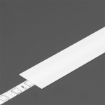 Klosz wsuwany "A6"  mleczny do profili aluminiowych LED - 2mb