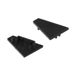 Zaślepka czarna do profilu aluminiowego LED CORNER16.v2 - kpl. 2 szt.