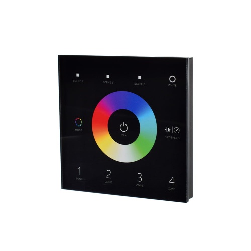 Panel LED naścienny - RGB+W - 4 strefowy - 230VAC - T14(B)
