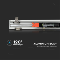 Oprawa liniowa LED wpustowa 40W 3800lm Srebrna - VT-7-41-S