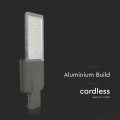 Solarna lampa uliczna LED z panelem fotowoltaicznym 40W 2500lm - VT-15111ST