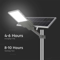 Solarna lampa uliczna LED z panelem fotowoltaicznym 70W 3500lm - VT-15300ST