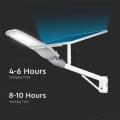 Solarna lampa uliczna LED z panelem fotowoltaicznym 50W 3000lm - VT-ST303