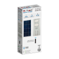 Solarna lampa uliczna LED z czujnikiem ruchu i panelem fotowoltaicznym 33W 2300lm - VT-20201ST