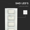 Solarna lampa uliczna LED z czujnikiem ruchu i panelem fotowoltaicznym 50W 4300lm - VT-40401ST