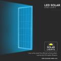 Solarna lampa uliczna LED z czujnikiem ruchu i panelem fotowoltaicznym 50W 4300lm - VT-40401ST