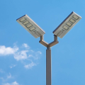 Solarna lampa uliczna LED z czujnikiem ruchu i panelem fotowoltaicznym 50W 4300lm - VT-40401ST