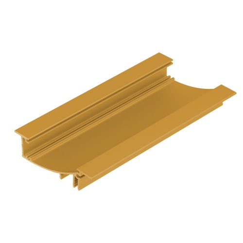 Profil aluminiowy LED FLAT8 złoty malowany - 2mb