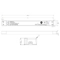 Zasilacz LED napięciowy ultrapłaski POS 24V 60W 2.5A FTPC60V24-S2 - wymiary