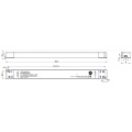 Zasilacz LED napięciowy ultrapłaski POS 12V 132W 11A FTPC150V12-S2 - wymiary