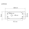 Lampa ogrodowa stojąca LED 9W 4000K 75cm - FORM B FLS-750