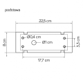 Lampa elewacyjna LED 9W 4000K - FORM B FLS-K100
