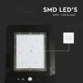 Solarna lampa uliczna LED z czujnikiem ruchu 40W 4800lm - VT-ST42