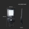 Solarna lampa uliczna LED z czujnikiem ruchu 40W 4800lm - VT-ST42