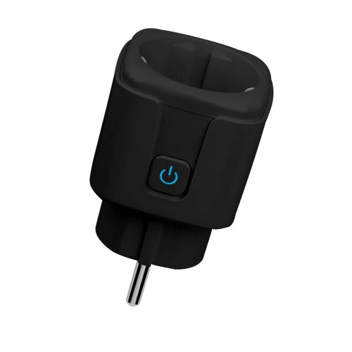 Gniazdo elektryczne WiFi Tuya - 230V 16A - inteligentna wtyczka Tuya Smart - SWE01 -B  - czarny
