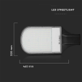 Lampa uliczna LED 100W 8400lm 84lm/W - VT-101ST