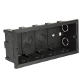 Oprawa ścienna do zabudowy LED 3,5W 2700K - MUR LED INOX C 04