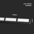 Oprawa liniowa LED 200W Linear HighBay 98lm/W czarna - VT-9-202