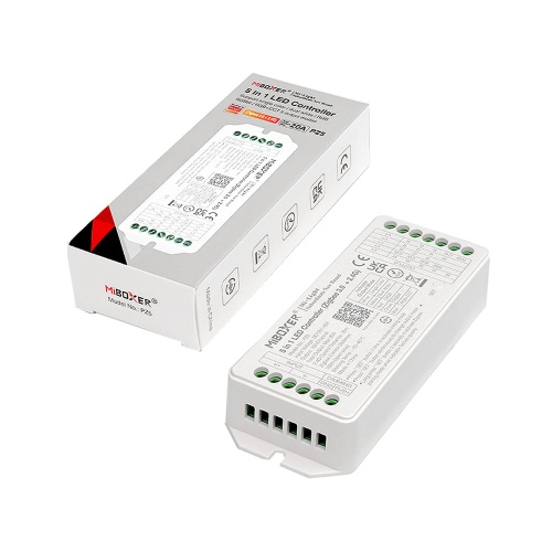 Odbiornik LED 5w1 - MONO / CCT / RGB / RGB+CCT - 12-48V 20A - Zigbee 3.0 + 2,4Ghz - PZ5