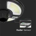 Solarna lampa ogrodowa LED z czujnikiem ruchu 10W 1500lm - VT-65W