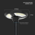 Solarna lampa ogrodowa LED z czujnikiem ruchu 10W 1500lm - VT-65W
