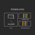 Solarna lampa LED z czujnikiem ruchu 8W 950lm - VT-11108