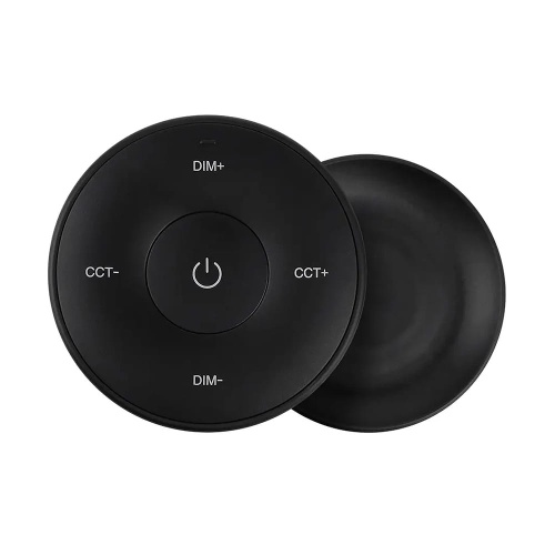 Panel LED naścienny - Mono/CCT - 1 strefowy - 3V - K2S-B - Czarny kontroler LED