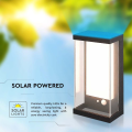 Solarna lampa elewacyjna LED z czujnikiem ruchu 1W 95lm 3000K - VT-1193-B