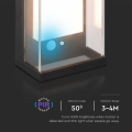 Solarna lampa elewacyjna LED z czujnikiem ruchu 1W 95lm 3000K - VT-1193-B