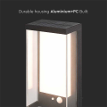 Solarna lampa elewacyjna LED z czujnikiem ruchu 1W 95lm 3000K - VT-1193-B