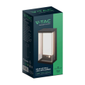 Solarna lampa elewacyjna LED z czujnikiem ruchu 1W 95lm 3000K - VT-1193-B