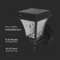 Solarna lampa elewacyjna LED 2W 110lm CCT - VT-982-S