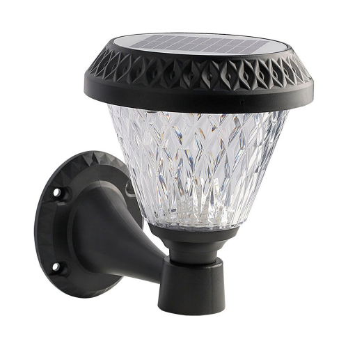 Solarna lampa elewacyjna LED 0.8W 75lm CCT z pilotem - VT-969