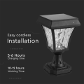 Solarna lampa LED 2W 110lm CCT - VT-983-S